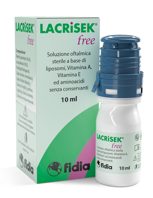 LACRISEK FREE SOLUZIONE OFTALMICA SENZA CONSERVANTI 10 ML - pharmaonline24.it