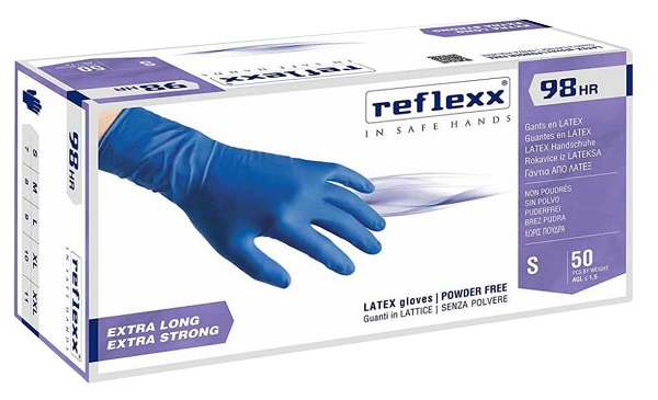 GUANTI LATTICE SENZA POLVERE LARGE 100 PEZZI GAMMADIS - pharmaonline24.it