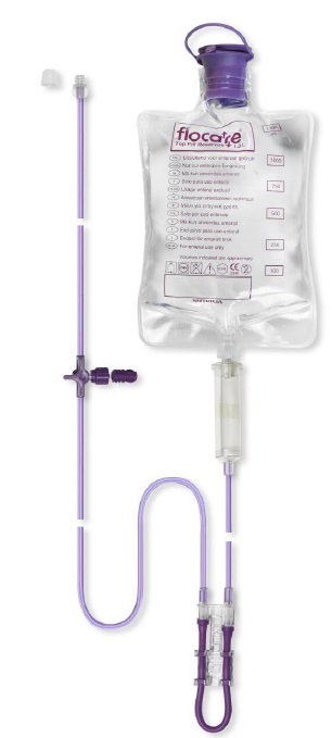 FLOCARE SACCA CON DEFLUSSORE DA 1,3 LITRI PER NUTRIPOMPA INFINITY - pharmaonline24.it