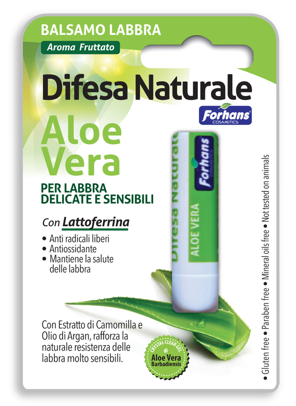 FORHANS BALSAMO LABBRA DIFESA NATURALE ALOE VERA - pharmaonline24.it
