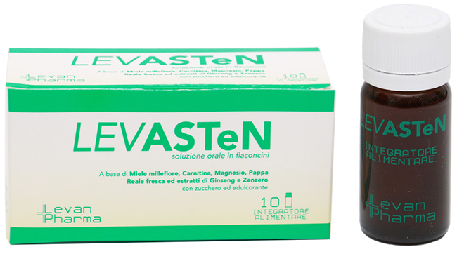 LEVASTEN 10 FLACONCINI DA 10 ML - pharmaonline24.it