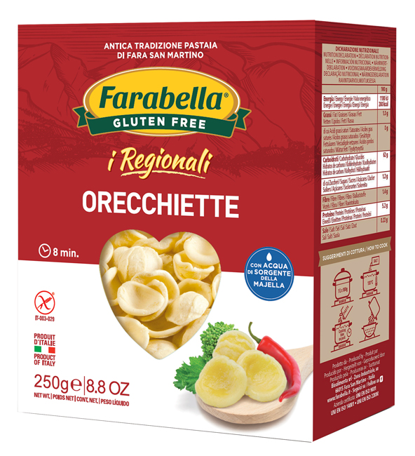 FARABELLA ORECCHIETTE I REGIONALI PASTA FRESCA STABILIZZATA 250 G - pharmaonline24.it