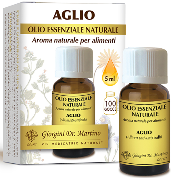 AGLIO OLIO ESSENZIALE NATURALE 5 ML - pharmaonline24.it