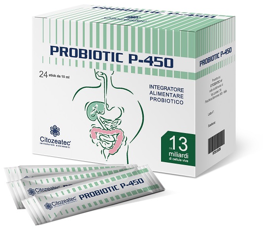PROBIOTIC P-450 24 STICK MONODOSE 10 ML - pharmaonline24.it