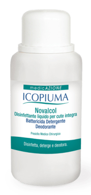 NOVALCOL DISINFETTANTE LIQUIDO ANTISETTICO CUTANEO 250 ML - pharmaonline24.it