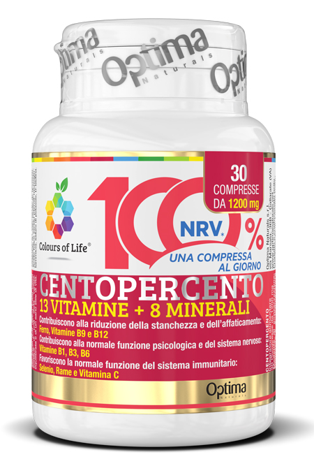 COLOURS OF LIFE CENTOPERCENTO 30 COMPRESSE 1200 MG - pharmaonline24.it