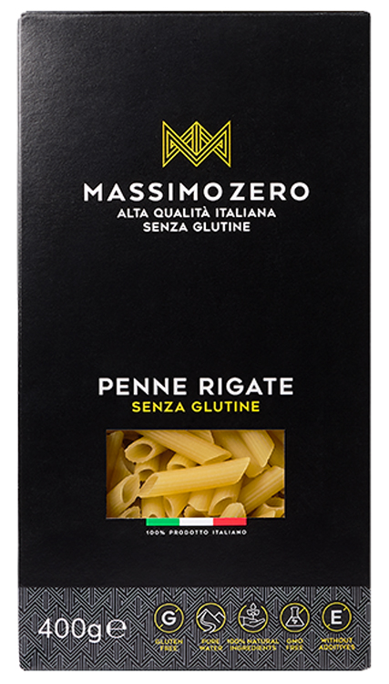 MASSIMO ZERO PENNE RIGATE 400 G - pharmaonline24.it