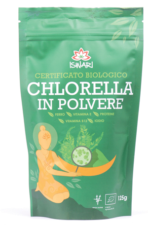 CHLORELLA POLVERE BIO 125 G ISWARI - pharmaonline24.it