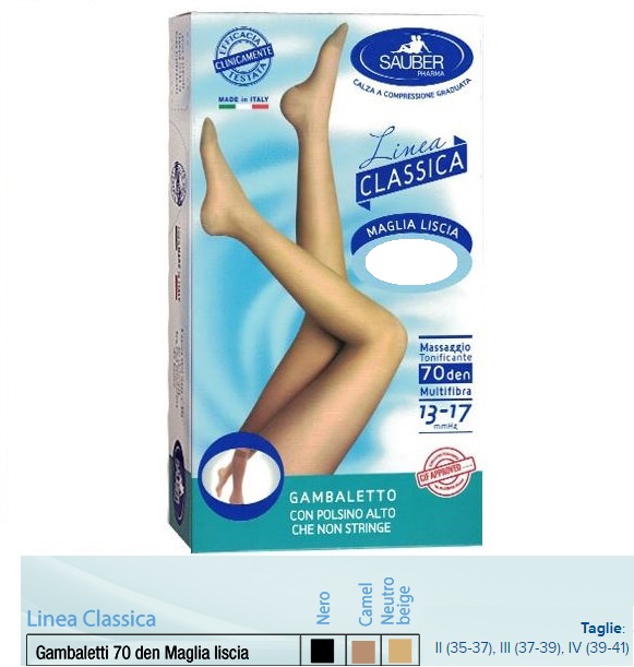 SAUBER GAMBALETTO MAGLIA LISCIA 140 DENARI BEIGE 4 - pharmaonline24.it