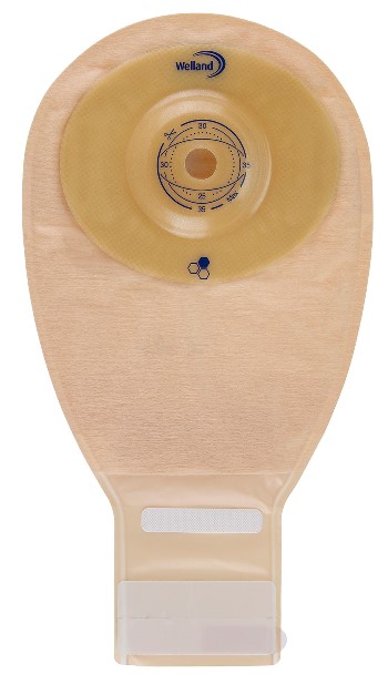 SACCA PER ILEOSTOMIA OPACA RITAGLIABILE WELLAND AURUM PROFILE ILEO MIDI DIAMETRO 13-35 MM INIZIO CONVESSITA' 35 MM 10 PEZZI - pharmaonline24.it