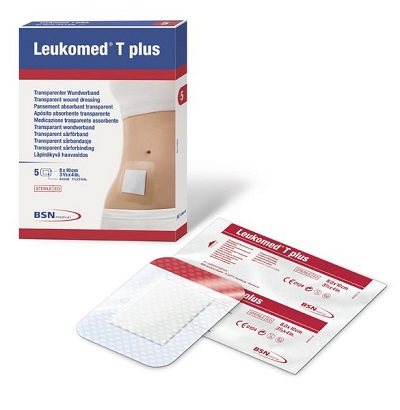 MEDICAZIONE POST-OPERATORIA LEUKOMED T PLUS TRASPARENTE IMPERMEABILE 8 X 10 CM - pharmaonline24.it