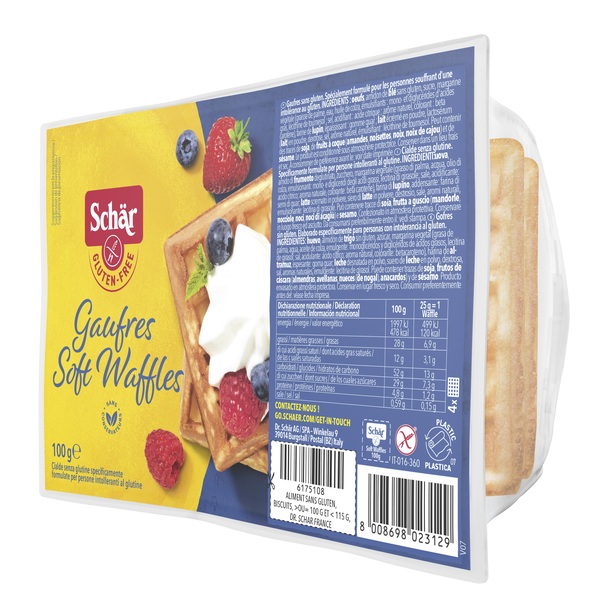 SCHAR GAUFRE SOFT WAFFLES 100 G - pharmaonline24.it