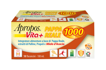 APROPOS VITA+ PAPPA REALE 1000MG 10 FLACONCINI DA 10 ML - pharmaonline24.it
