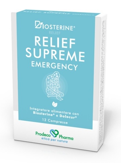 BIOSTERINE RELIEF SUPREME EMERGENCY 12 COMPRESSE - pharmaonline24.it