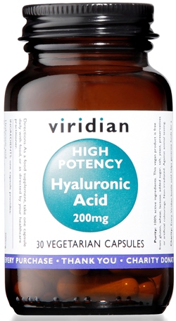 VIRIDIAN HYALURONIC ACID HIGH POTENCY 30 CAPSULE VIRIDIAN ACIDO IALURONICO ALTA CONCENTRAZIONE - pharmaonline24.it