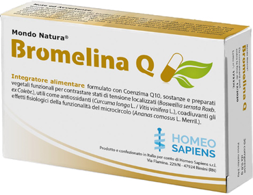 BROMELINA Q MONDO NATURA 30 COMPRESSE - pharmaonline24.it