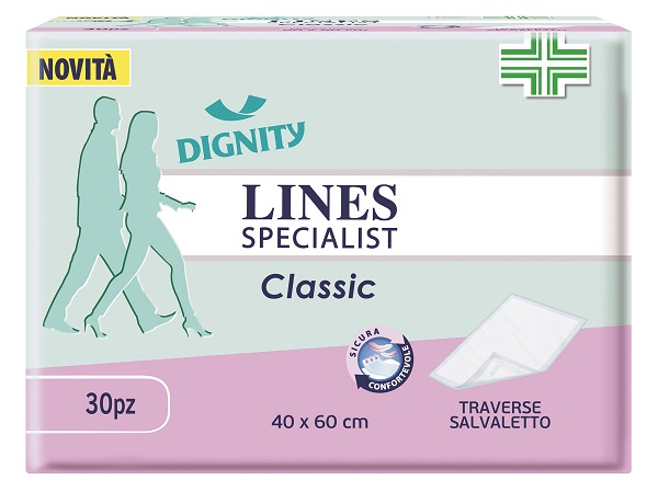 TRAVERSA PER INCONTINENZA LINES SPECIALIST CLASSIC 40X60 CM 30 PEZZI - pharmaonline24.it