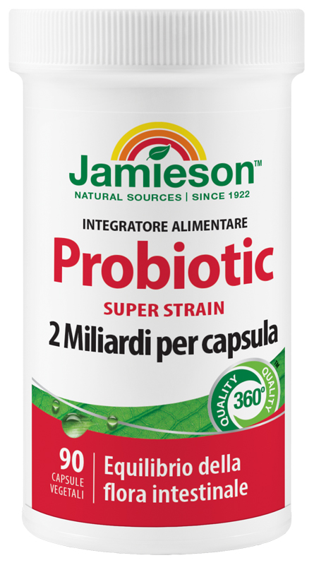 JAMIESON PROBIOTIC SUPER STRAIN 90 CAPSULE VEGETALI - pharmaonline24.it