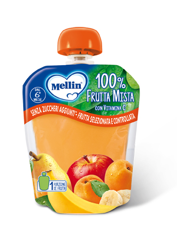MELLIN POUCH FRUTTA MISTA 90 G - pharmaonline24.it
