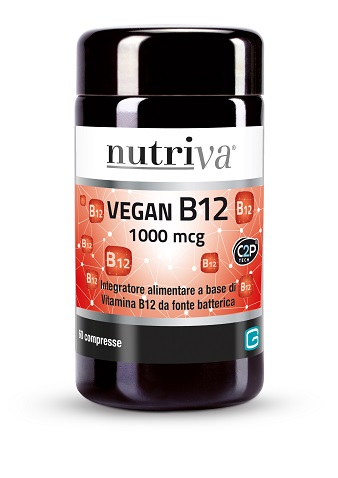 NUTRIVA VEGAN B12 60 COMPRESSE 1000MCG - pharmaonline24.it