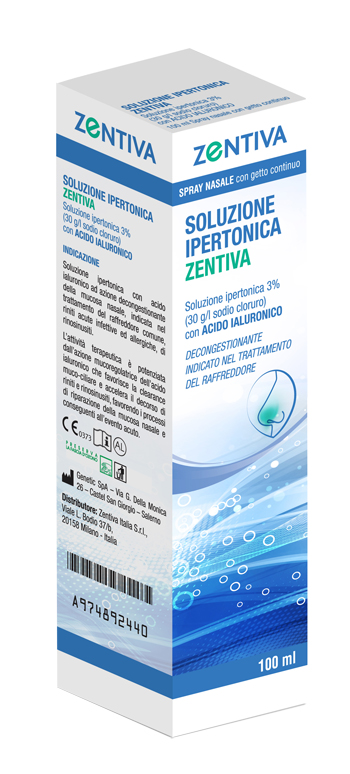 SOLUZIONE IPERTONICA ZENTIVA SPRAY NASALE 100 ML - pharmaonline24.it