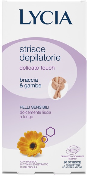 LYCIA 20 STRISCE BRACCIA/GAMBE PELLI DELICATE 12 PEZZI - pharmaonline24.it
