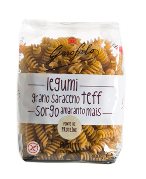 GAROFALO FUSILLI PASTA SENZA GLUTINE LEGUMI E CEREALI 400 G - pharmaonline24.it