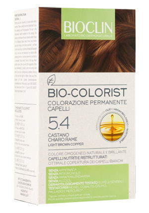 BIOCLIN BIO COLORIST 5,4 CASTANO CHIARO RAME - pharmaonline24.it