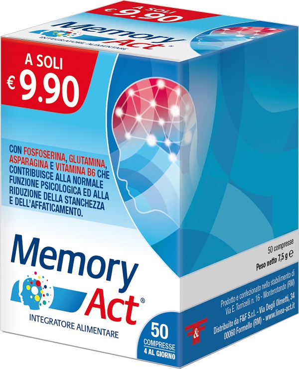 MEMORY ACT 50 COMPRESSE - pharmaonline24.it