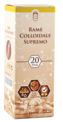 RAME COLLOIDALE SUPREMO 20PPM 100 ML - pharmaonline24.it