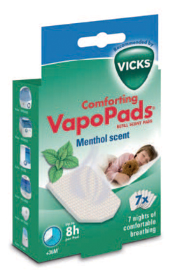 VICKS VAPOPADS MENTHOL SCENT 7 PEZZI - pharmaonline24.it