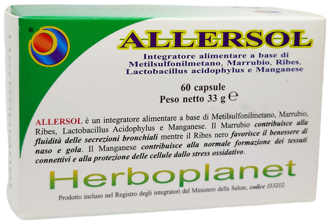 ALLERSOL 60 CAPSULE - pharmaonline24.it