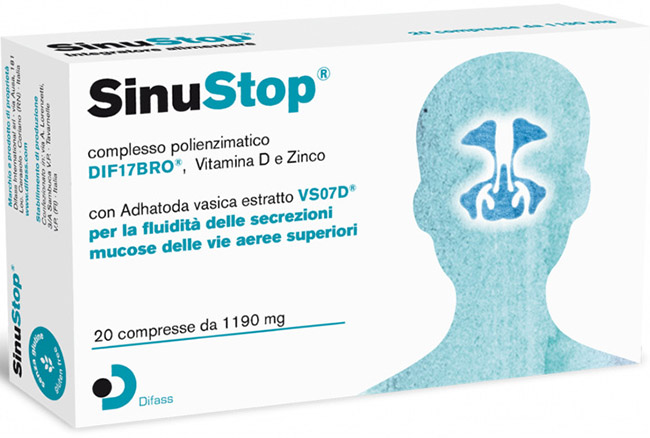 SINUSTOP 20 COMPRESSE DA 1190 MG - pharmaonline24.it