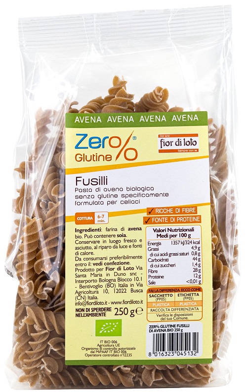 FUSILLI DI AVENA 250 G - pharmaonline24.it