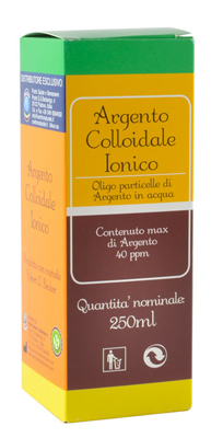 ARGENTO COLLOIDALE IONICO 40PPM CERTIFICATO 250 ML - pharmaonline24.it