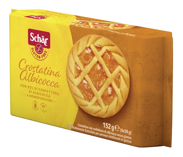 SCHAR CROSTATINA CON CONFETTURA DI ALBICOCCA 4 MONOPORZIONI DA 35 G - pharmaonline24.it