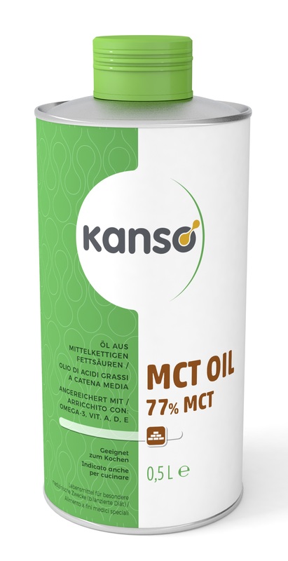 KANSO MCT OIL 77% OLIO DI ACIDI GRASSI 500 ML - pharmaonline24.it