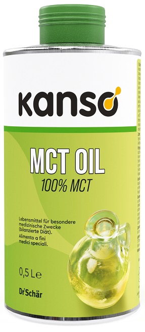 KANSO MCT OIL 100% OLIO DI ACIDI GRASSI 500 ML - pharmaonline24.it