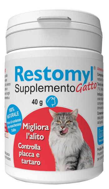 RESTOMYL SUPPLEMENTO GATTO FLACONCINO 40 G - pharmaonline24.it