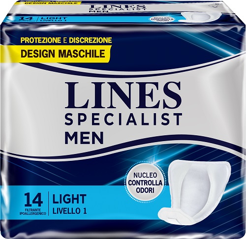 PANNOLONI LINES SPECIALIST MEN LIVELLO 1 14 PEZZI - pharmaonline24.it