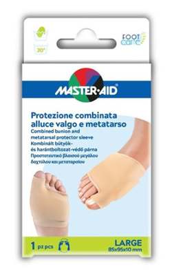 PROTEZIONE MASTER-AID FOOTCARE PER ALLUCE VALGO E METATARSO LARGE 1 PEZZO D8 - pharmaonline24.it
