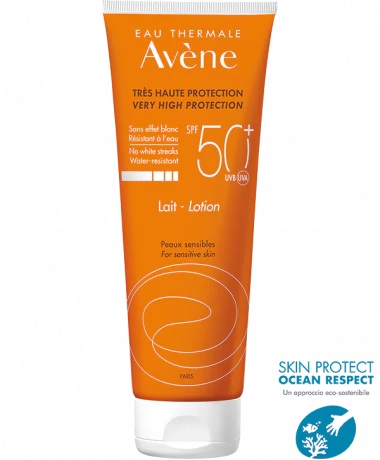 EAU THERMALE AVENE SOLARE LATTE SPF50+ 250 ML NUOVA FORMULA - pharmaonline24.it