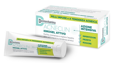 DERMOVITAMINA ACNECLIN IDROGEL ATTIVO AZIONE INTENSIVA 40 ML - pharmaonline24.it