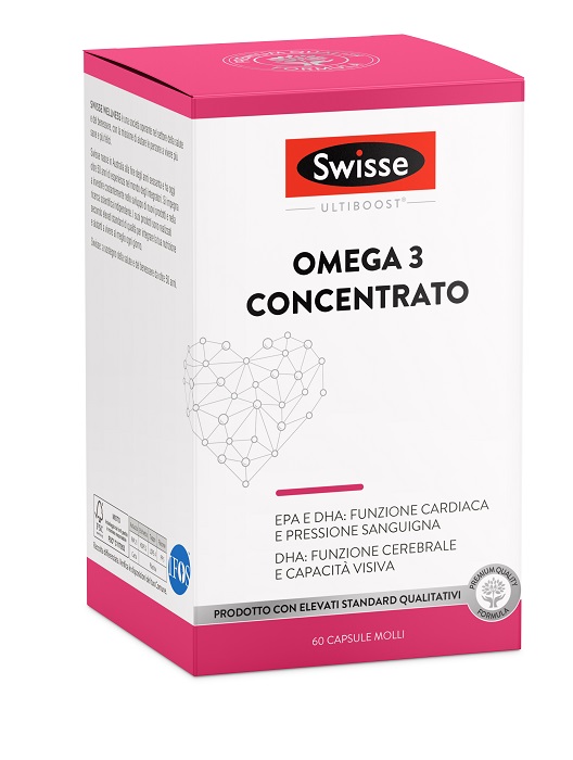 SWISSE OMEGA 3 CONCENTRATO 60 CAPSULE MOLLI DA 2440 MG - pharmaonline24.it