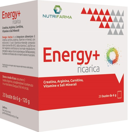 ENERGY+ RICARICA 20 BUSTINE - pharmaonline24.it