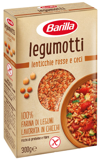 BARILLA LEGUMOTTI LENTICCHIE ROSSE E CECI 300 G - pharmaonline24.it