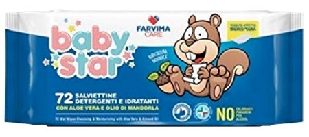 BABYSTAR SALVIETTE BEBE' POPUP 72 PEZZI - pharmaonline24.it