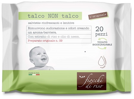FIOCCHI DI RISO SALVIETTE TALCO NON TALCO - pharmaonline24.it