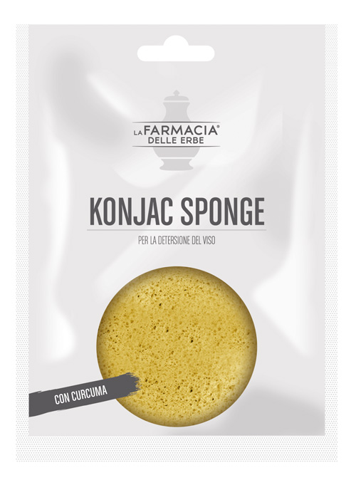 FDE KONJAC SPONGE CURCUMA 1 PEZZO - pharmaonline24.it