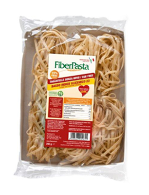 FIBERPASTA TAGLIATELLE SENZA UOVO BASSO CONTENUTO GLICEMICO  250 G - pharmaonline24.it